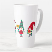 ドワーフのメリークリスマス カフェラテマグ (右アングル)