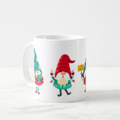 ドワーフのメリークリスマス コーヒーマグカップ (正面左)