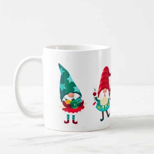 ドワーフのメリークリスマス コーヒーマグカップ (左)