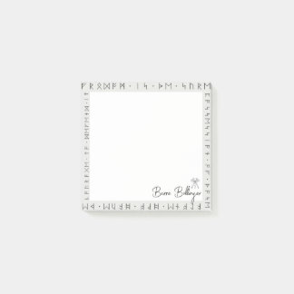 ドワーフのルーン族のダンジョンとドラゴンのポストイット・ノート ポストイット