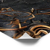 ドワーフの豪華なファンタジー結婚の座席表 ポスター (コーナー)