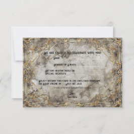 ドワーフの輝き結婚ファンタジーサンキューカード サンキューカード