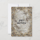 ドワーフの輝き結婚ファンタジー セーブザデート (裏面)