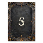 ドワーフの輝き結婚ファンタジー テーブルナンバー (裏面)