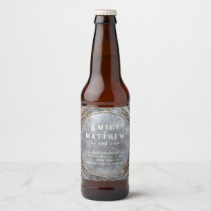 ドワーフの輝き結婚ファンタジー ビールラベル