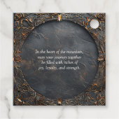 ドワーフの輝き結婚ファンタジー フェイバータグ (裏面)