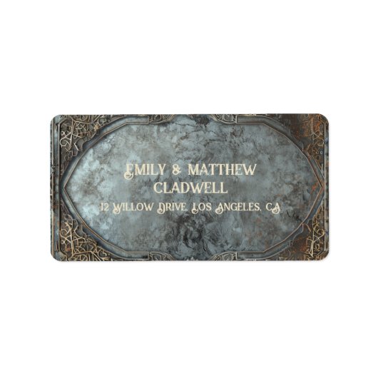 ドワーフの輝き結婚ファンタジー ラベル (正面)