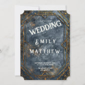 ドワーフの輝き結婚ファンタジー 招待状 (正面)