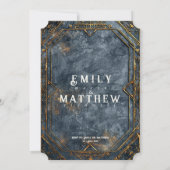 ドワーフの輝き結婚ファンタジー 招待状 (裏面)