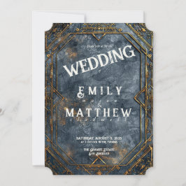 ドワーフの輝き結婚ファンタジー 招待状