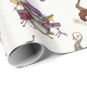 ドワーフの音楽バンドとディーバがホリデーコンサートを開催 ラッピングペーパー (ロールコーナー)