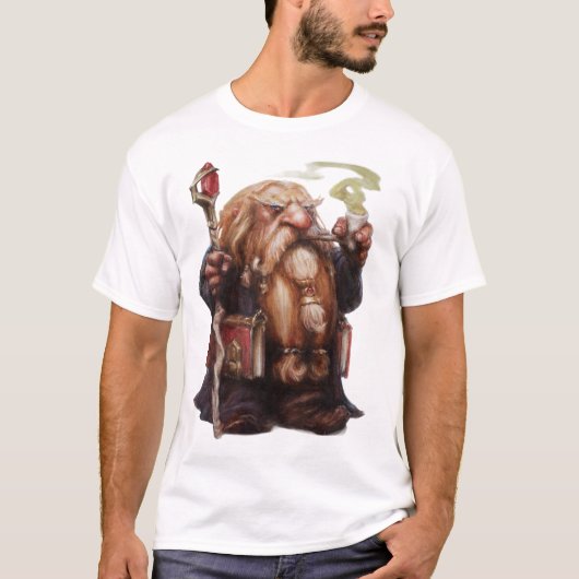 ドワーフの魔法使い Tシャツ (正面)