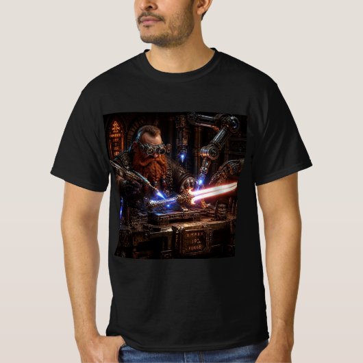 ドワーフのSF溶鉱炉 Tシャツ (正面)