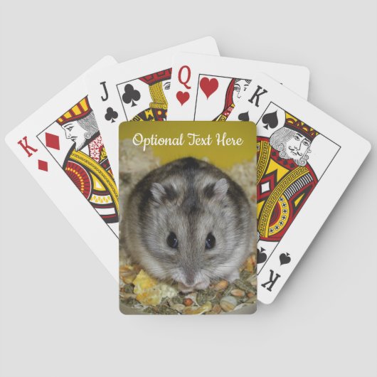 ドワーフハムスターペット トランプ (裏面)