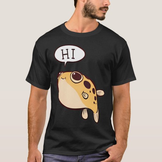 ドワーフパファーフィッシュ Tシャツ (正面)