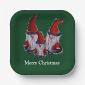 ドワーフファミリーワンダーランドパーソナライズされた.プレート ペーパープレート (正面)