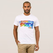 ドワーフプライド2020年6月LGBTQプライド月用シャツ Tシャツ (正面フル)