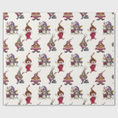 ドワーフミュージックバンドとディバ与えアホリデーコンサート ラッピングペーパー (フラット)