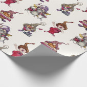 ドワーフミュージックバンドとディバ与えアホリデーコンサート ラッピングペーパー (角)