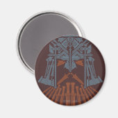 ドワーフ兵器ヘルメットアイコン マグネット (正面/裏面)