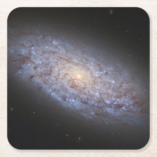 ドワーフ銀河系Ngc 5949. スクエアペーパーコースター (正面)
