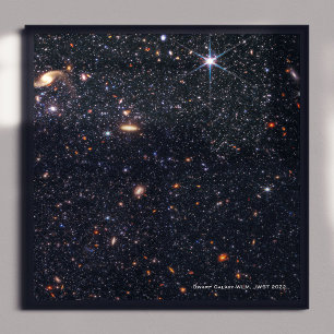 ドワーフ銀河系WLMジェームズウェッブ宇宙望遠鏡ハイレス ポスター
