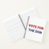 ドンに投票（2020年米国選挙） ノートブック (内部)
