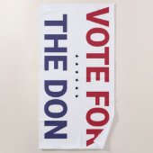 ドンに投票（2020年米国選挙） ビーチタオル (正面)