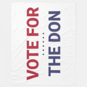 ドンに投票(2020年米国選挙) フリースブランケット (正面)