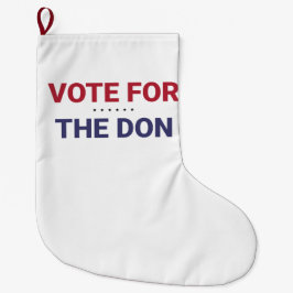 ドンに投票（2020年米国選挙） ラージクリスマスストッキング