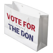 ドンに投票（2020年米国選挙） ラージペーパーバッグ (正面アングル)