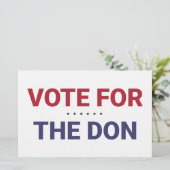 ドンに投票（2020年米国選挙） 便箋 (スタンド正面)
