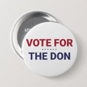 ドンに投票（2020年米国選挙） 缶バッジ (正面&裏面)
