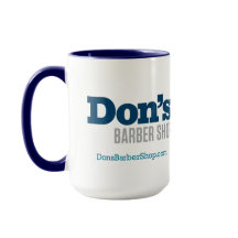 ドンの理容師ショップ – Blue Coffee Mug