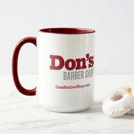 ドンの理容師ショップ – Red Logo Coffee Mug マグカップ