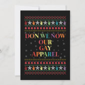 ドンウィーナワージュアパレルゲイゲイクリスマス 招待状 (正面)