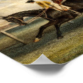 ドンカスターセントレジャー1840ヴィンテージ競馬 ポスター (角)