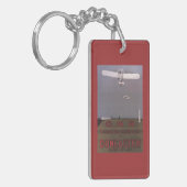 ドンカスター、イギリス-最初航空競争 キーホルダー (正面左)