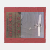 ドンカスター、イギリス-最初航空競争 フリースブランケット (正面(横))