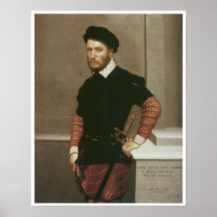 、ドンガブリエルde la Cuevaアルバカーキ1560年の公爵 ポスター