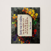 ドンキホーテ感動的引用文「狂気」 ジグソーパズル (縦)