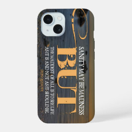 ドンキホーテ感動的引用文「狂気」 iPhone 15ケース