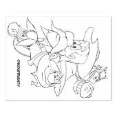 ドンキホーテ&フレンズ ラバースタンプ (インプリント)