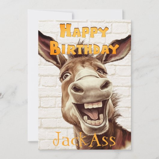 ドンキーおもしろい誕生日 シーズンカード (正面)