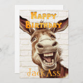 ドンキーおもしろい誕生日 シーズンカード (正面/裏面)