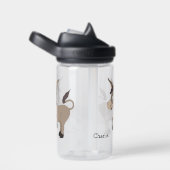 ドンキーイラストレーション名前をカスタムする ウォーターボトル (右面)