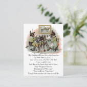 ドンキースクールアンティークイラストレーション ポストカード (スタンド正面)