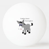 ドンキーデザイン パーソナライズされた 卓球ボール (正面)