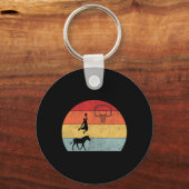 ドンキーバスケットボールプレーヤーコーチスポーツライドロンドンキーb キーホルダー (正面)