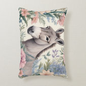 ドンキーパステル魅力的フラワーズファームアニマル アクセントクッション (正面(垂直))